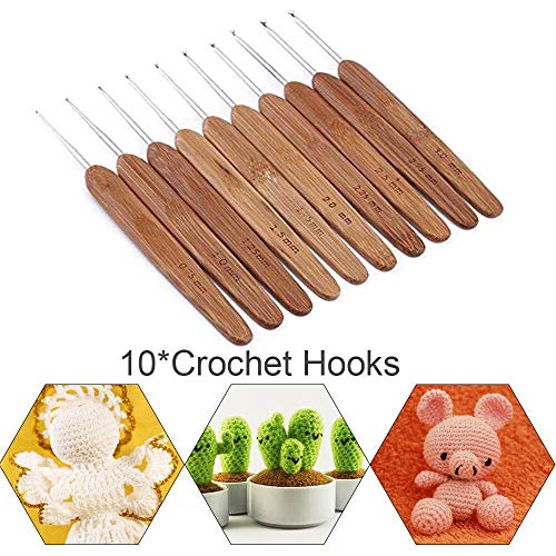 11 Sizes Lighted Crochet Hooks Set | 2.5 mm to 8 mm Ergonomic Crochet Hooks  Rechargeable Crochet Hook with Case for DIY Craft Supplies Extra Long?